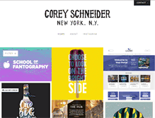 Tablet Screenshot of corey-schneider.com